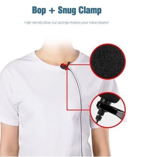 iPhone Lightning Omni Directional Lavalier Microphone view 2