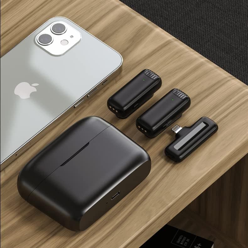 J13 Wireless Microphone Mic With Charging Case For Type C Android And iPhone view 2