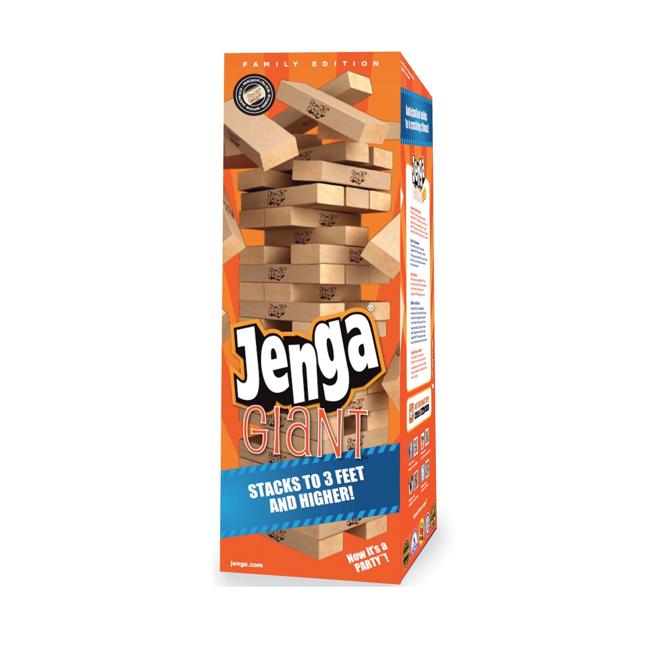 Jenga Giant Hardwood Stacking Game Stack 3 Feet And Higher