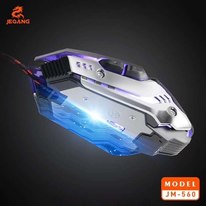 JEQANG JM560 7D Wired Gaming Mouse With RGB Breathing Lights view 3
