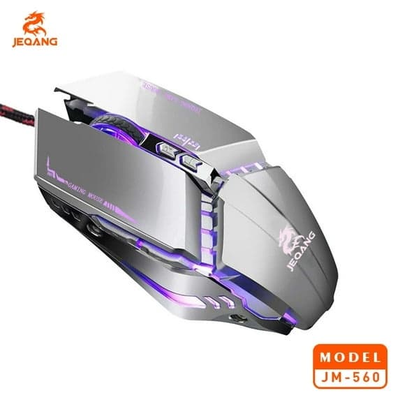 JEQANG JM560 7D Wired Gaming Mouse With RGB Breathing Lights view 5