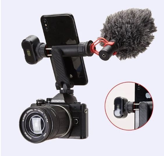 Jmary BH05 Double Cold Shoe Extension Mobile Holder