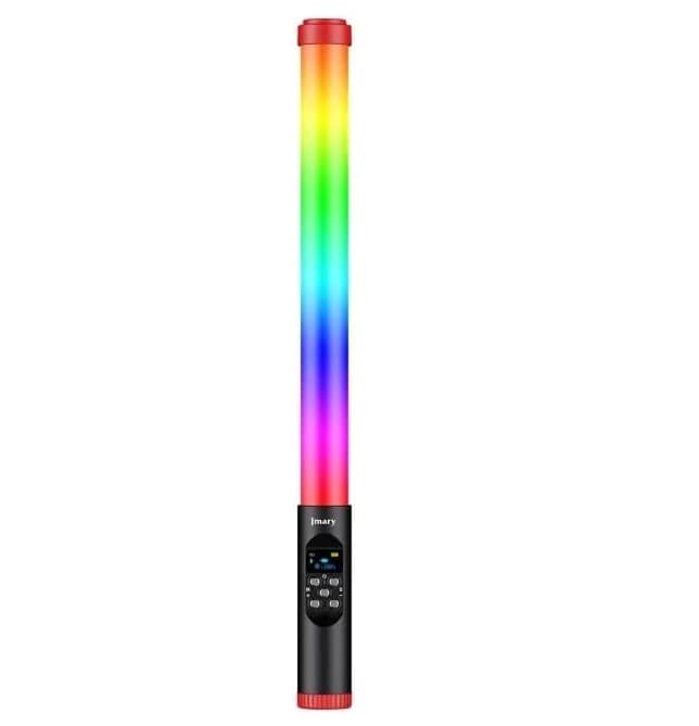 Jmary FM 128 RGB Led Light Waterproof Lighting Bar With OLED Display Indicator