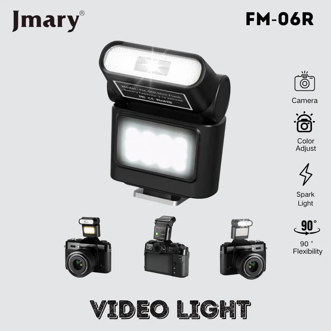 Jmary FM06R Mini Camera Flash Video Light