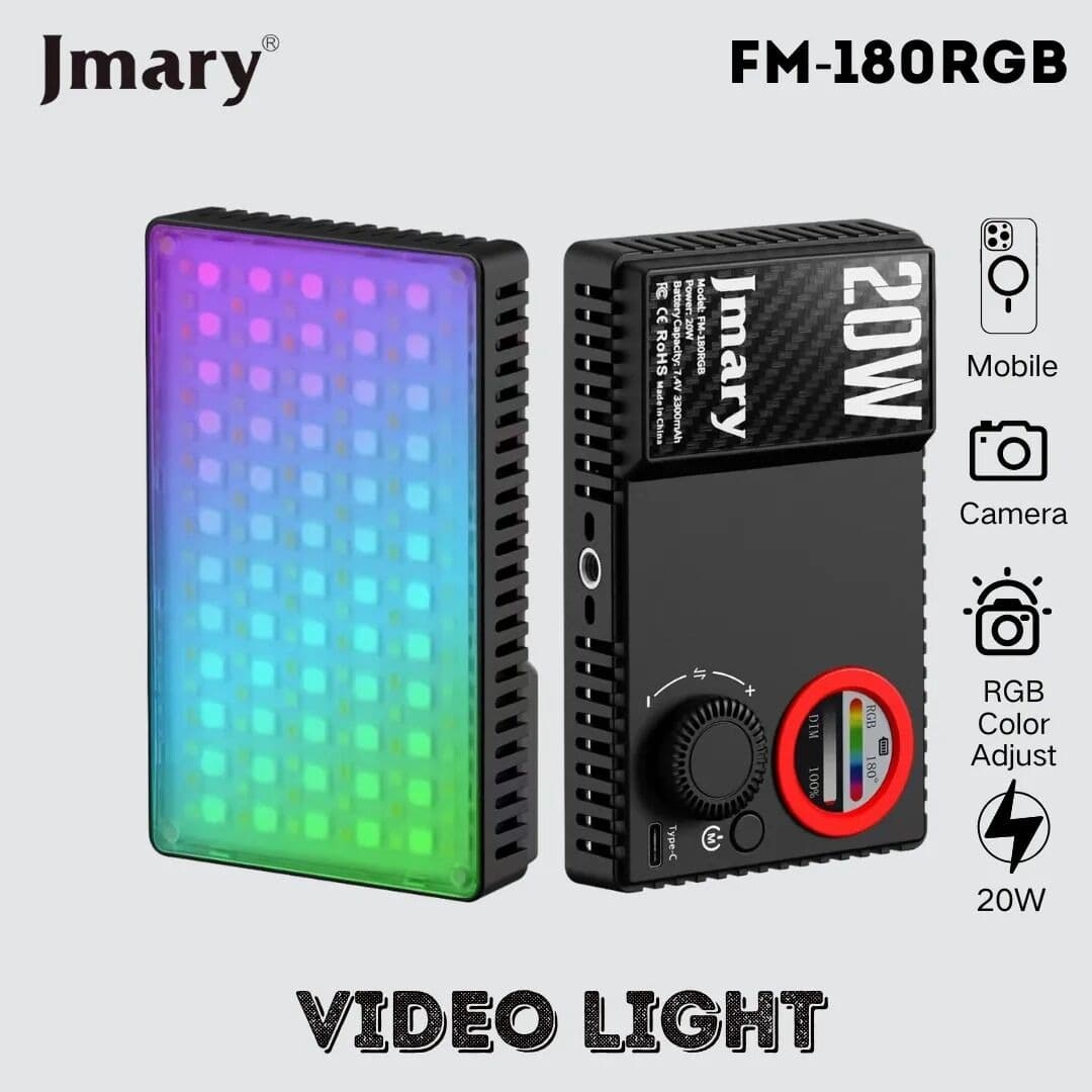 Jmary FM180 RGB Video Fill Light