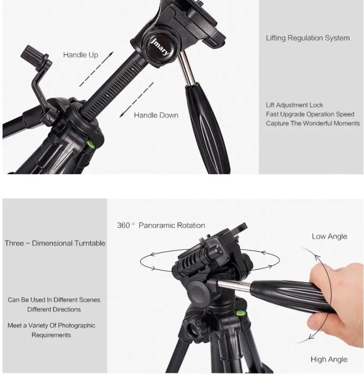 Jmary KP 2203 Professional Tripod view 2