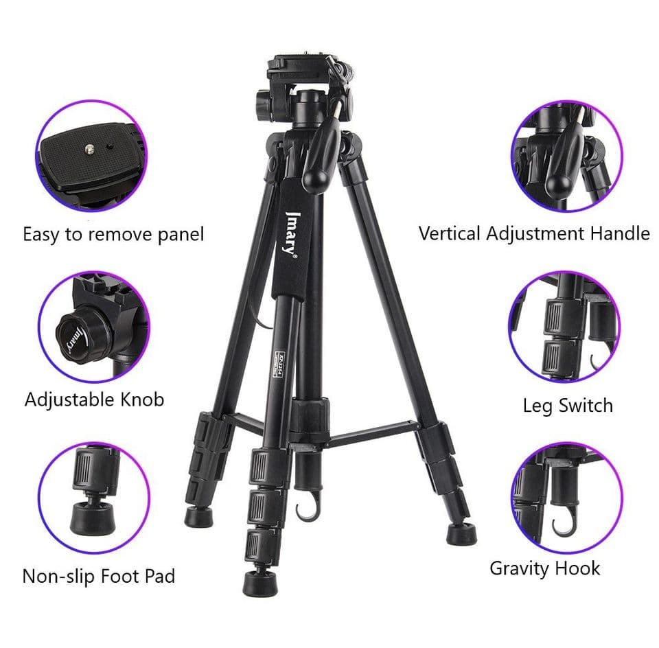 JMARY KP 2254 DSLR Camera Video Photo Tripod view 2