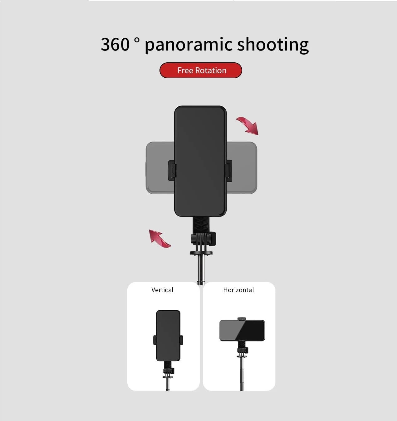 Jmary KT219 90cm Selfie Stick Tripod Stand view 3