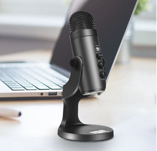 Jmary MC PW8 Professional Condenser Microphone Desktop USB Recording & Live Microphone