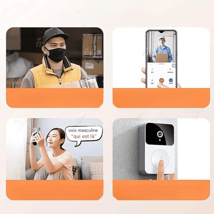 Jmary MF5 1080P Wireless Video Doorbell With Night Vision view 2