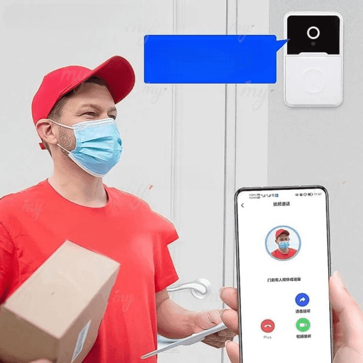 Jmary MF5 1080P Wireless Video Doorbell With Night Vision view 3