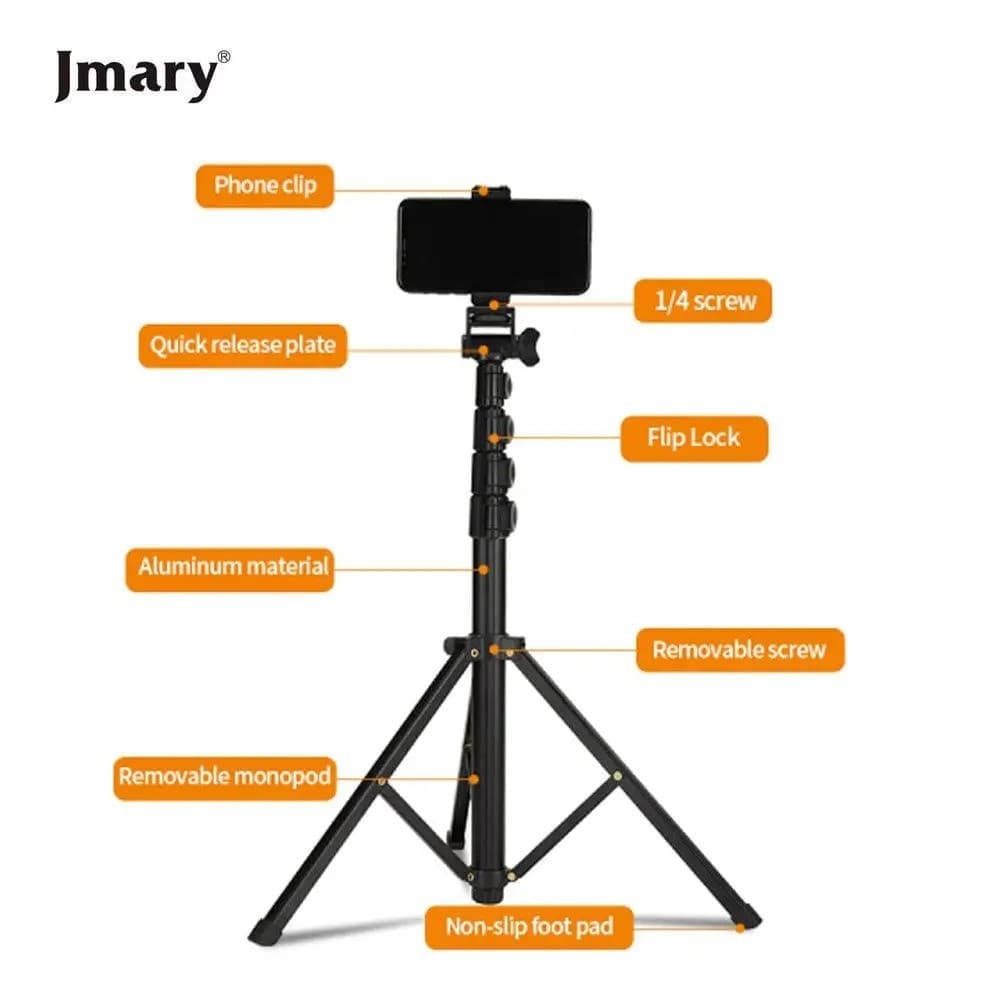 Jmary MT39 2 In 1 Portable Tripod & Selfie Stick With Remote view 3