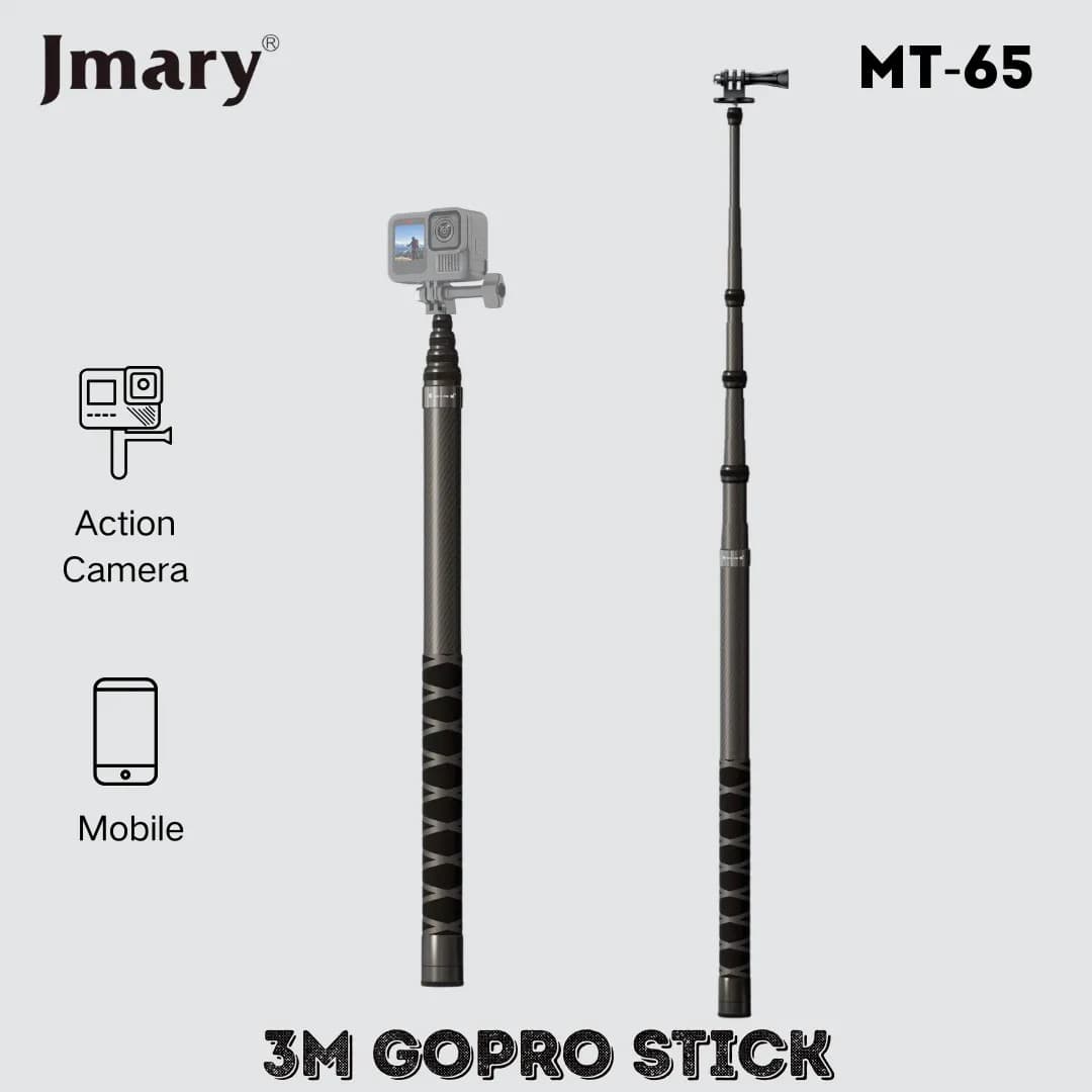 Jmary MT65 3 Meter Carbon Fiber Stick For Action Camera