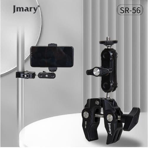 Jmary SR56 Bicycle Handlebar Clamp Mount Bracket Motorbike For Insta360 And GoPro