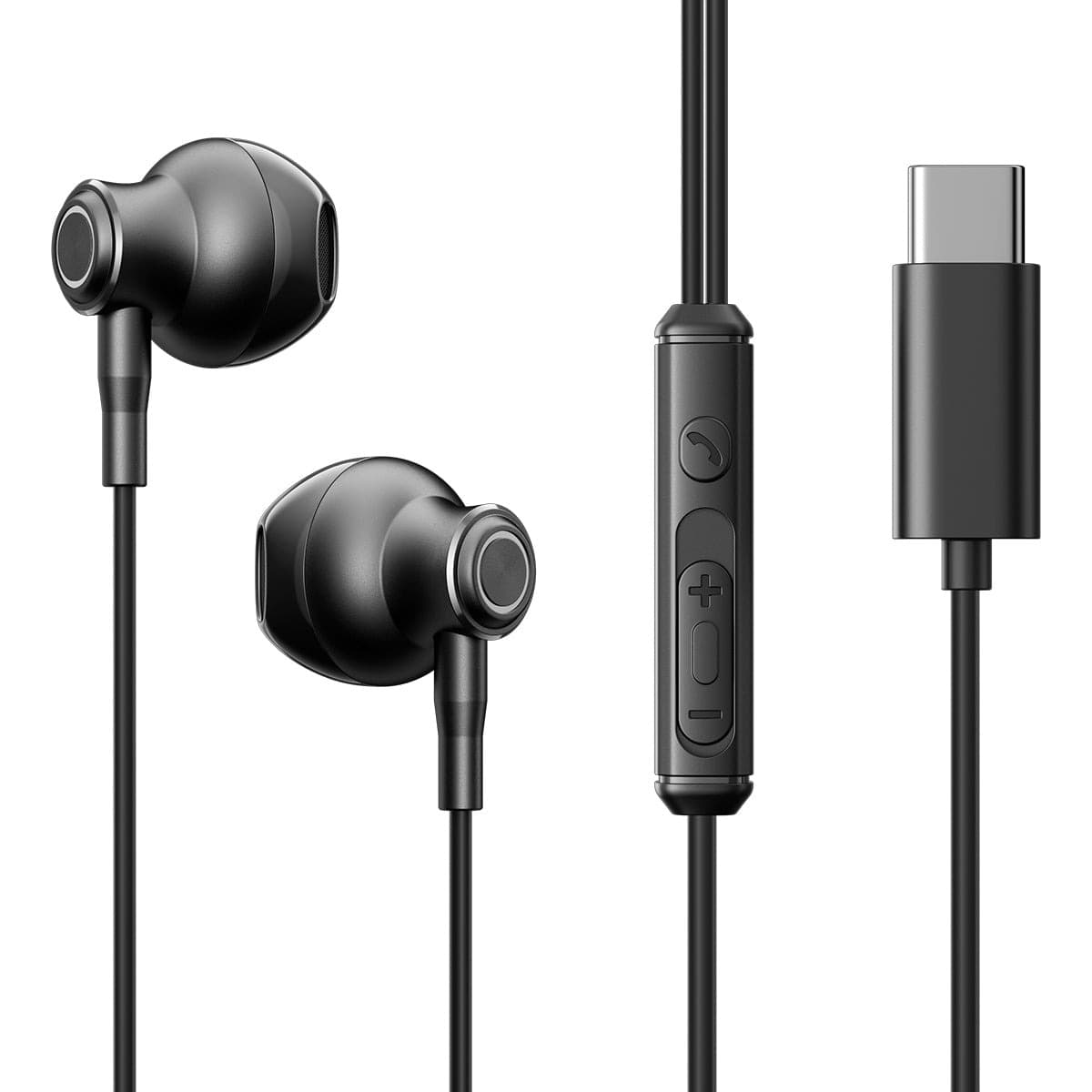 Joyroom JR EC07 TYPE-C Series Half In-Ear Wired Earphones
