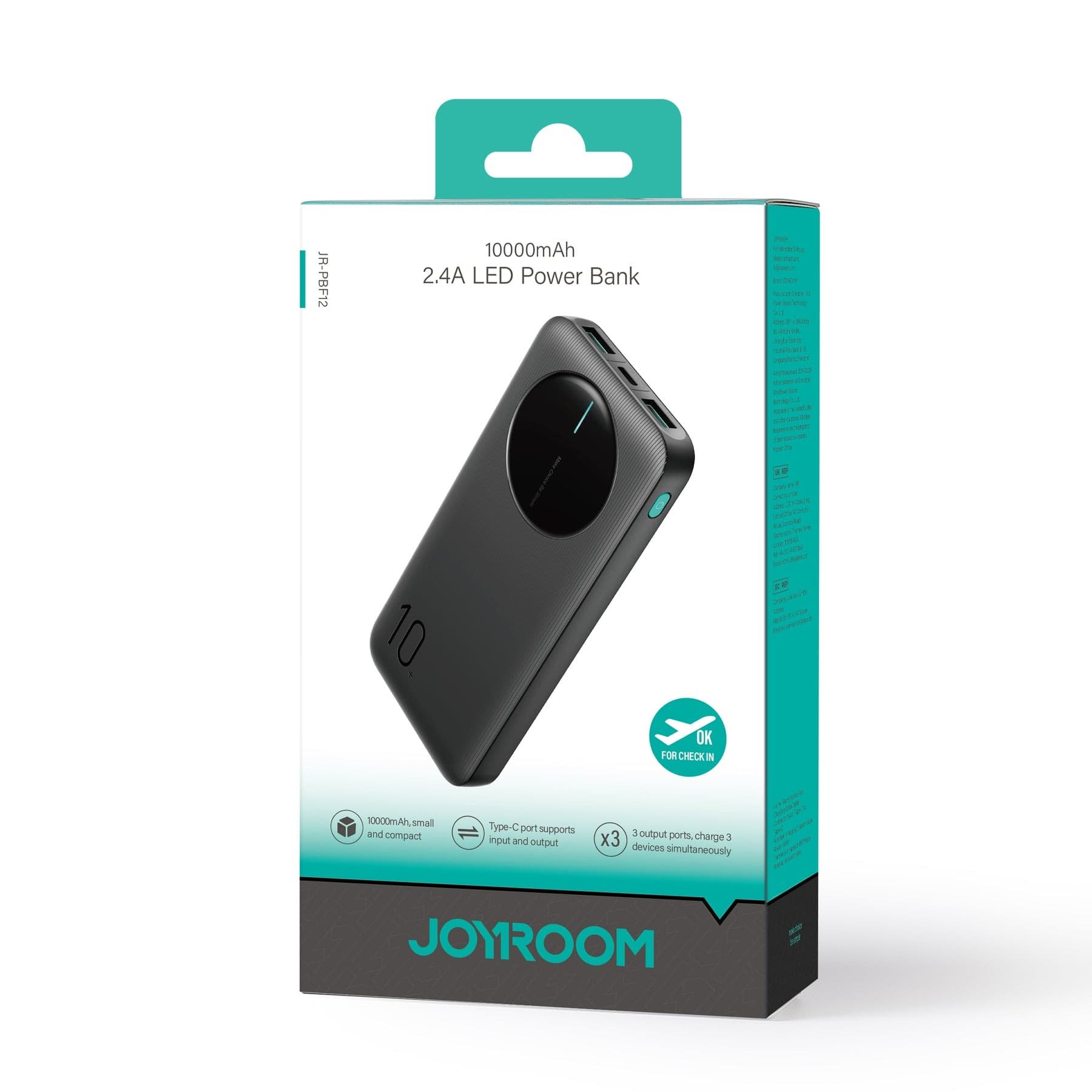 Joyroom JR PBF12 10000 mAh LED Powerbank view 5