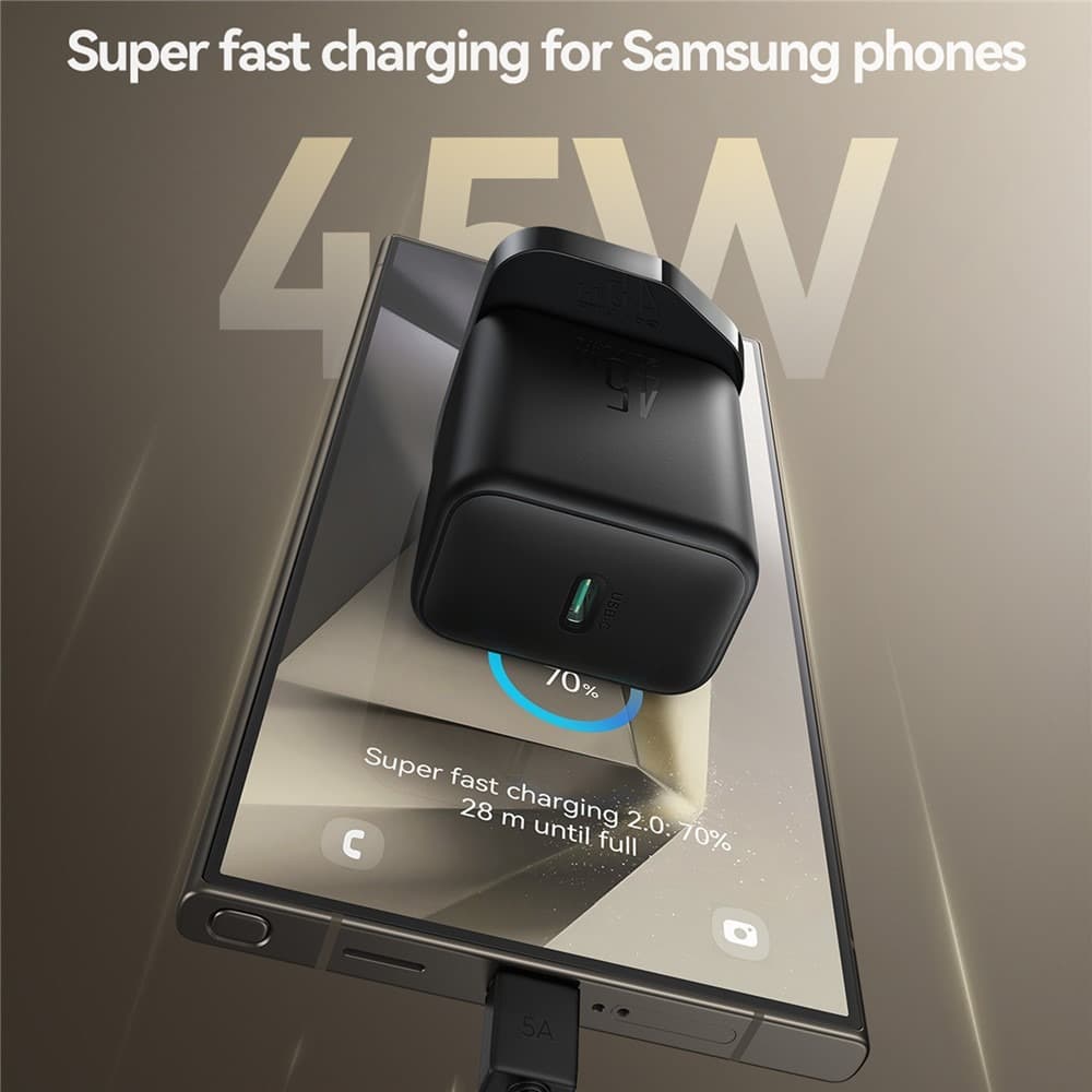 Joyroom JR TCG13 45 Watt GaN Fast Charger USB-C view 2