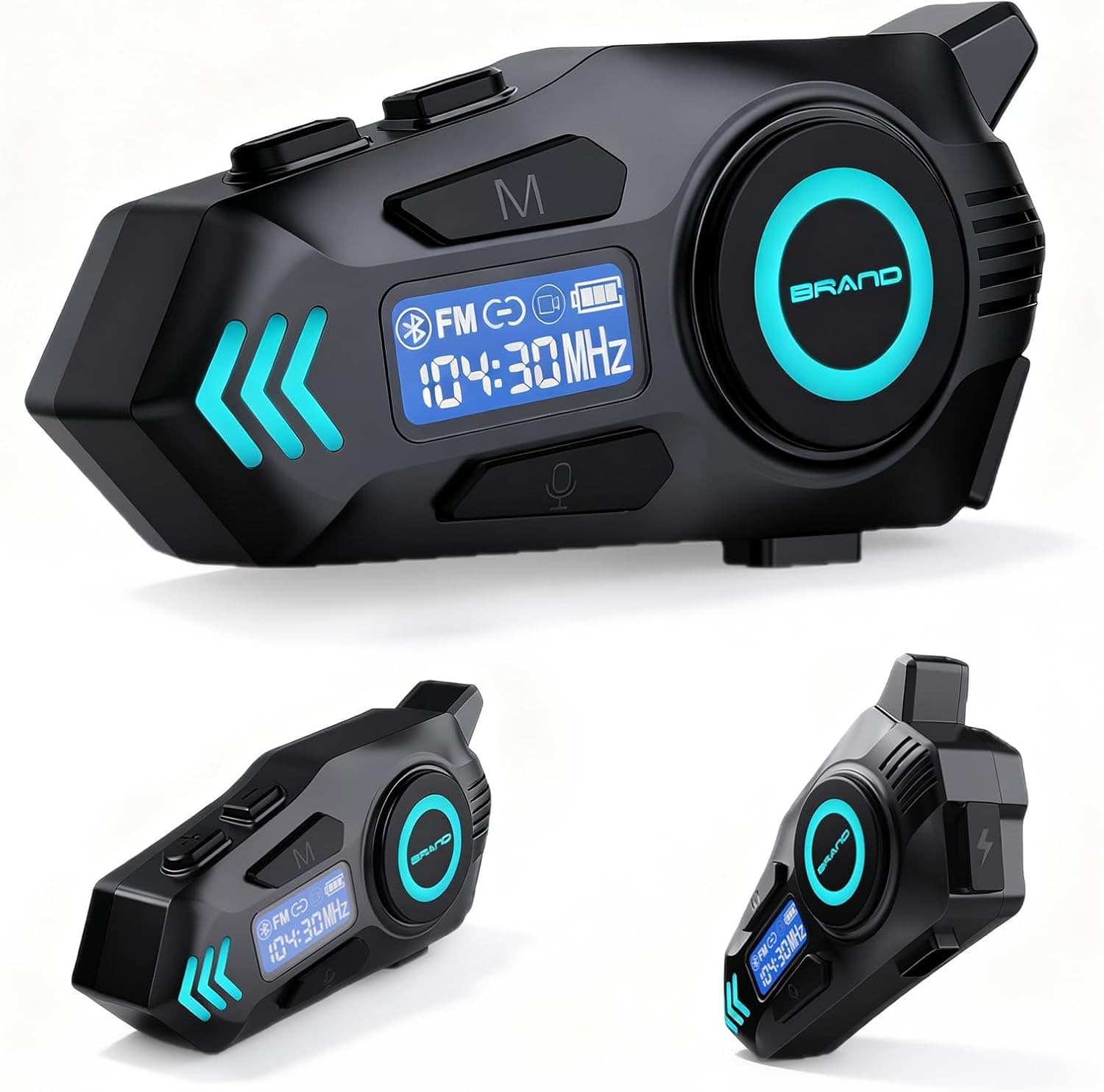 K09 Motorcycle Helmet Intercom Headset 500m Range
