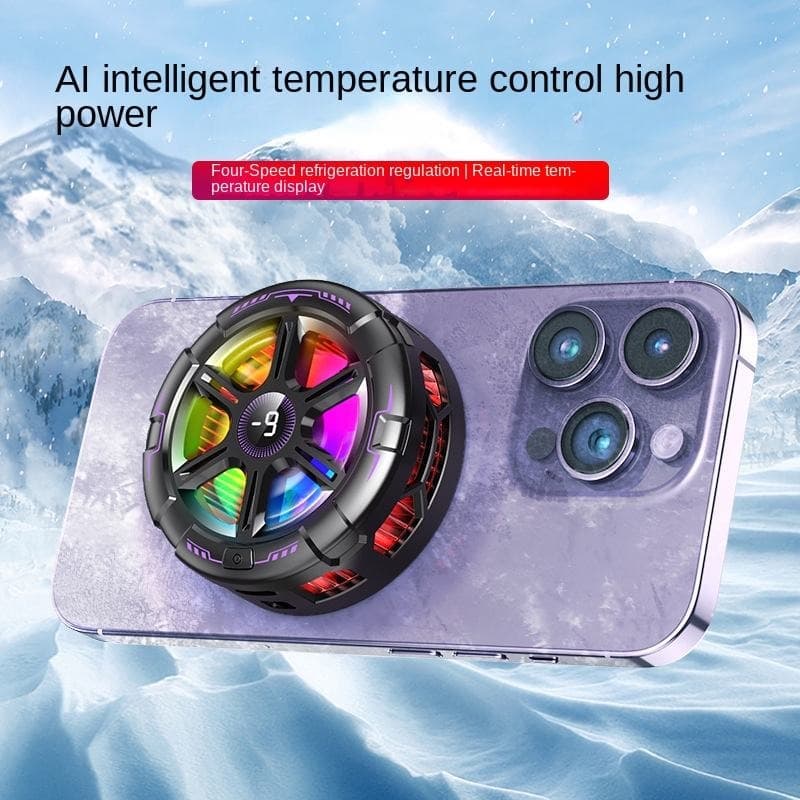 K21 Magnetic Radiator Icing Semiconductor Back Clip On Mobile Cooler view 4