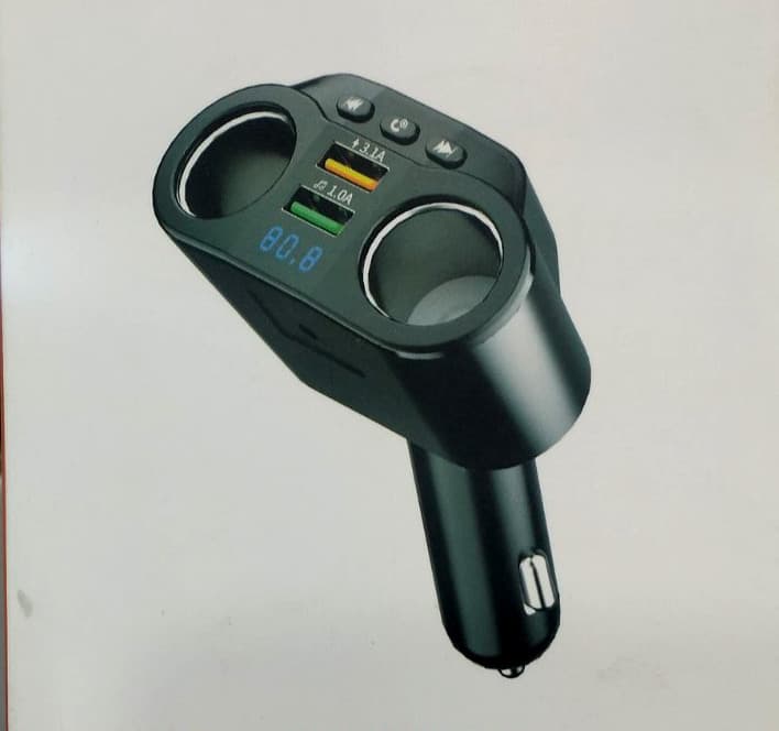 KC01 Car FM Bluetooth MP3 Player With Dual USB Charging Ports