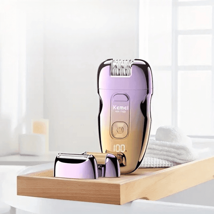 KEMEI KM 7103 3 In 1 Electric Rechargeable Hair Remover Epilator