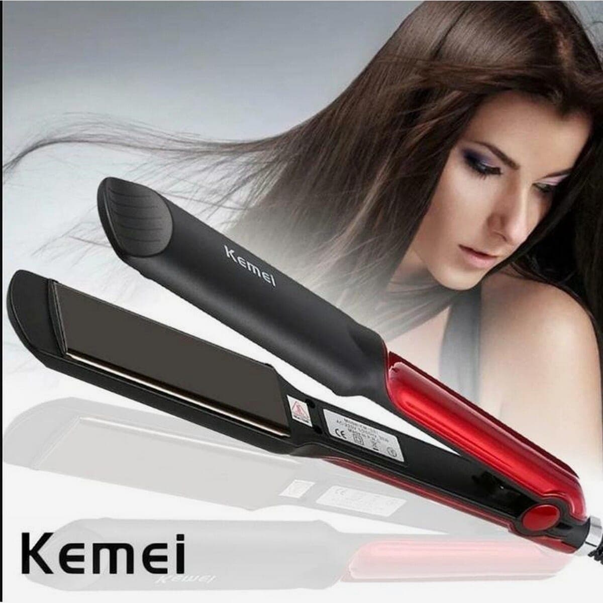 Kemei KM531 Professional Hair Straightener Electric Wet / Dry Ceramic Hair Straightener