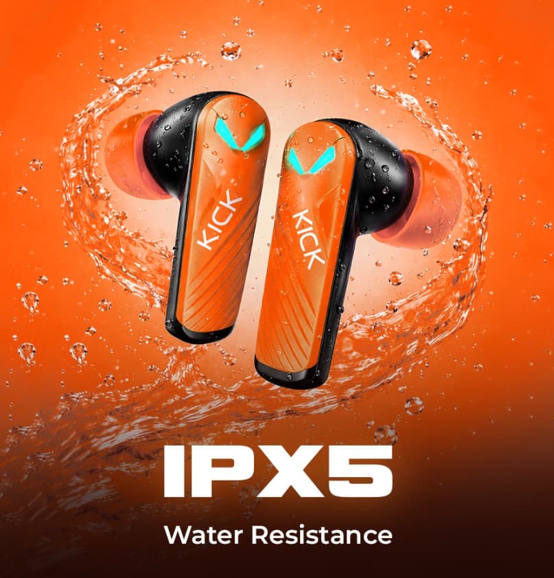 Kick Aeropods 777 GT True Wireless Earbuds With 35dB Pro ANC 13mm Drivers & App Support view 3