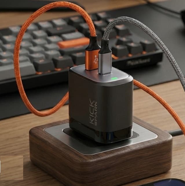 Kick Spark AeroDash 30W PD Charger view 2