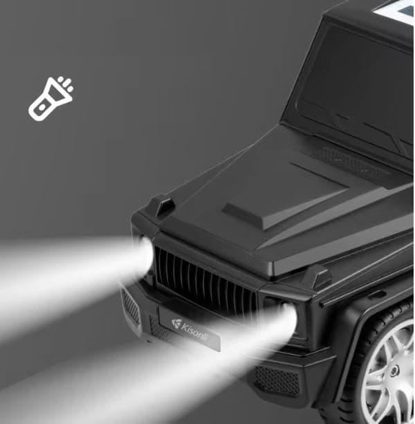 Kisonli B2 Portable Cool Car Solar Charging Bluetooth Speaker With Flashlight view 2