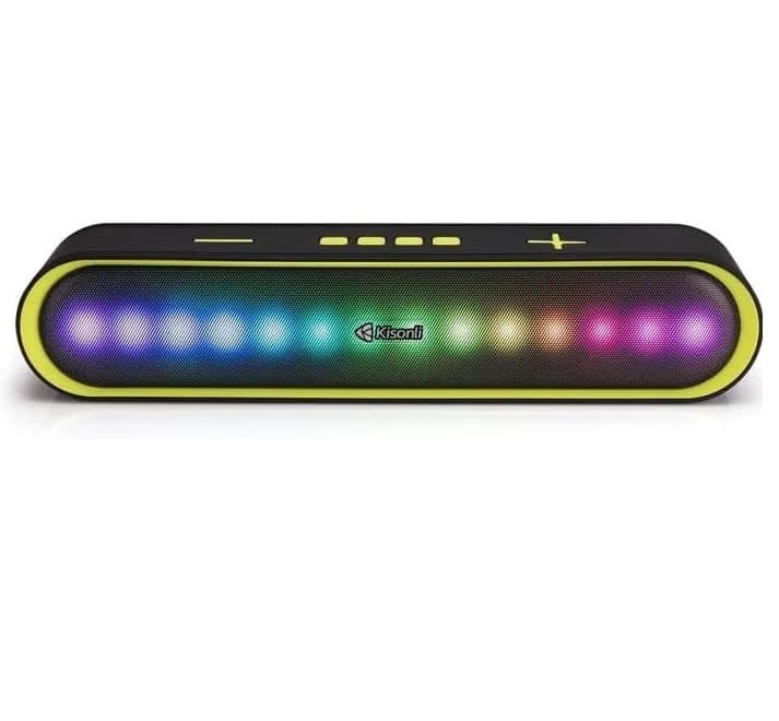 Kisonli LED 915 Bluetooth Soundbar With RGB Lighting And Stereo Music