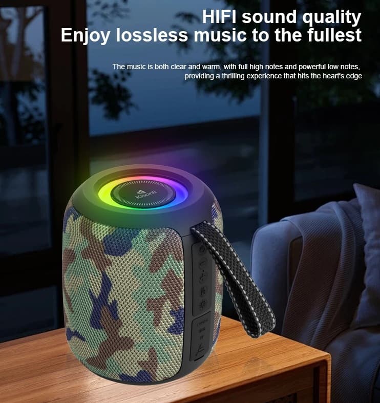 Kisonli Q26 10W Portable Bluetooth Speaker view 3