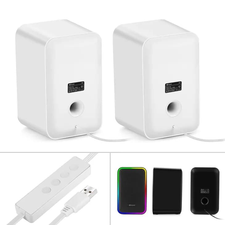 Kisonli X21 20 Watt 2 Channel Wired Bluetooth Speaker With RGB LED Light view 5