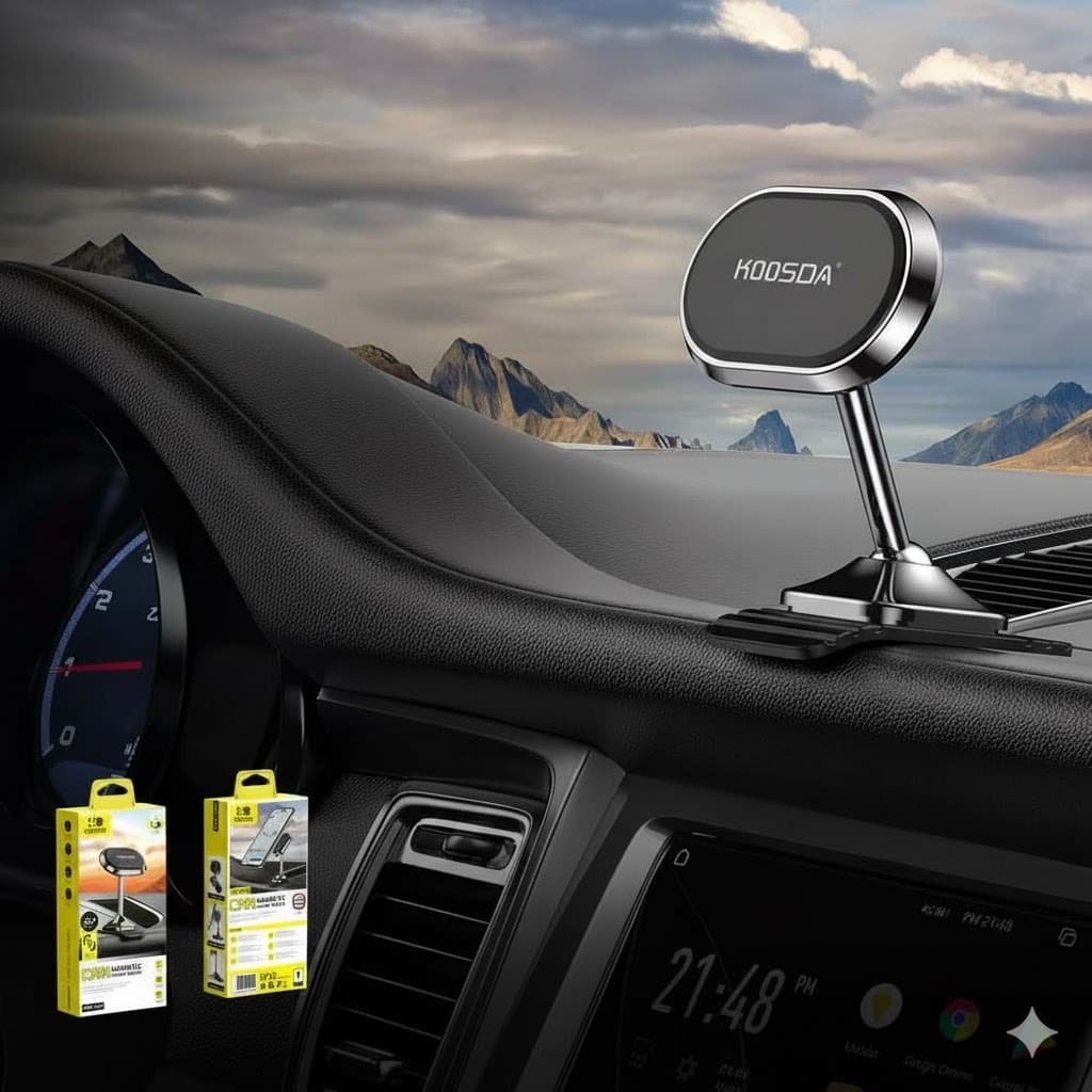 KOOSDA KSD H53 Magnetic Car Phone Mount Holder With 360° Rotation