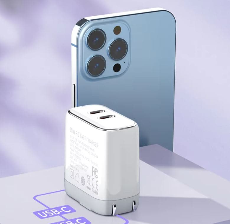 LDNIO A2528C Super Fast Charging 35W With Dual PD Charger With Type-C Cable