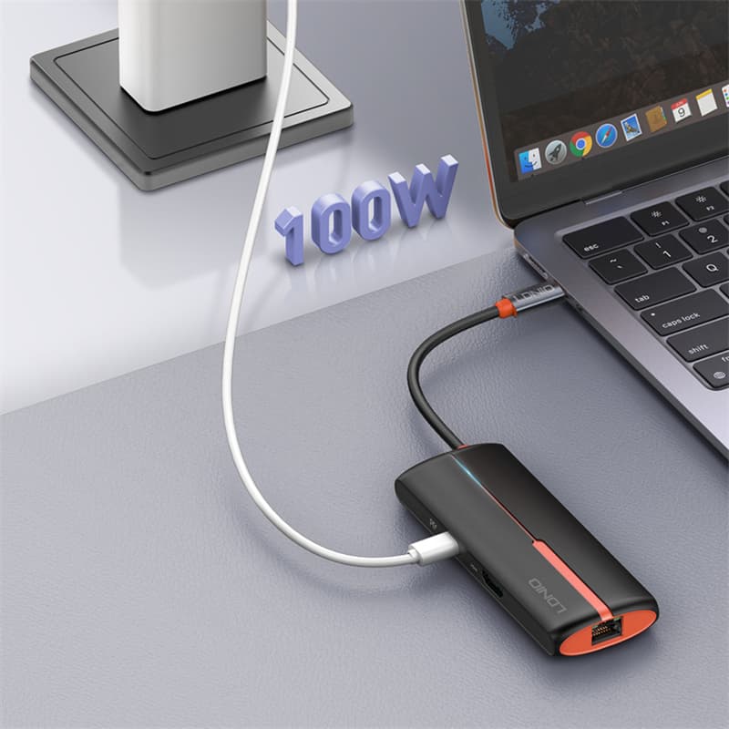 Ldnio DS 26H Type C 6 In 1 Docking Station HDMI RJ45 USB view 5
