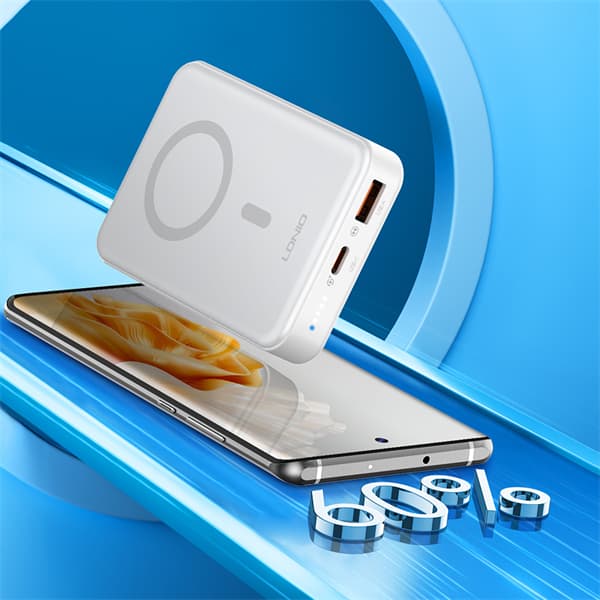 LDNIO PQ16 High Quality Magnetic Mini 10000mah Wireless Powerbank view 3