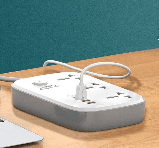 LDNIO SC3416 3 Outlets 65 Watt 4 GaN USB Port Multi Power Strip Plug Boar Extension Socket