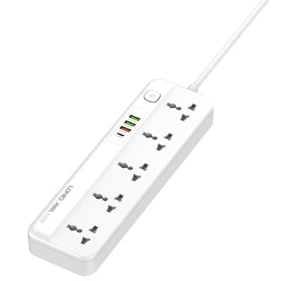 LDNIO SC5415 Power Strip With USB Port And Switch Button 2500 Watt
