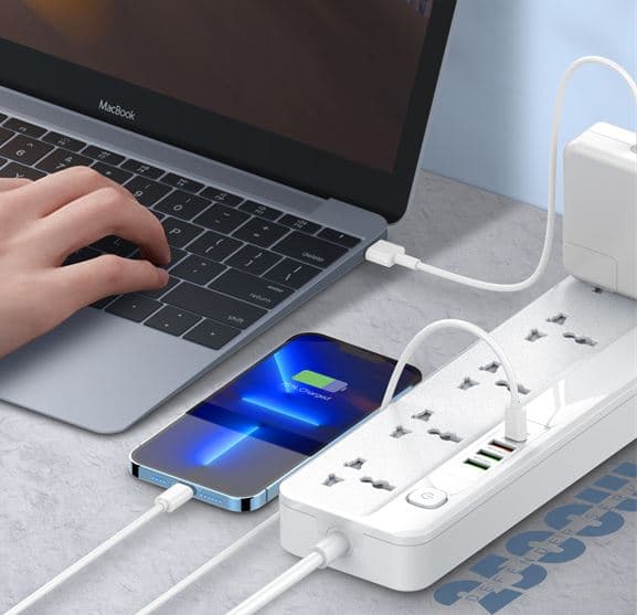 LDNIO SC5415 Power Strip With USB Port And Switch Button 2500 Watt view 3