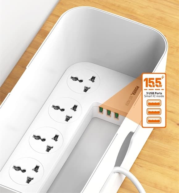 LDNIO SN5311 Smart Power Socket Storage Box view 2