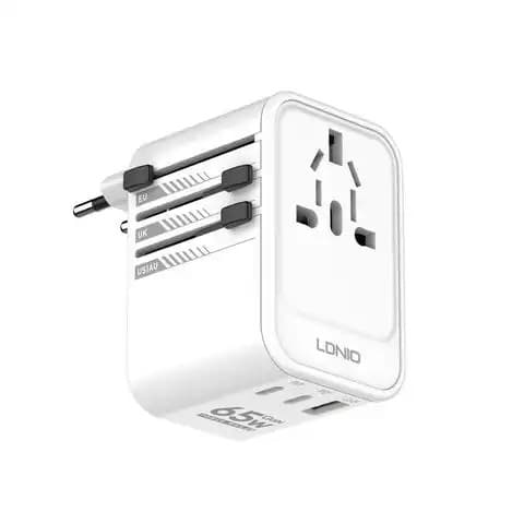 LDNIO Z6 Universal Travel Adapter Gan Charger 65 Watt view 2