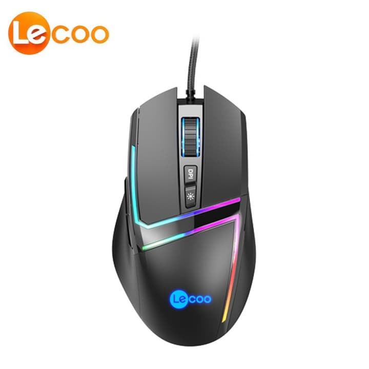 Lenovo Lecoo MS106 7 Button 3200 DPI Optical Wired Gaming Mouse