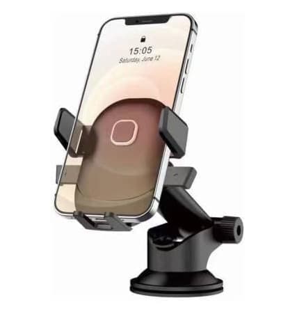 Long Neck Car Mobile Holder 360° Rotation Suction Mounted