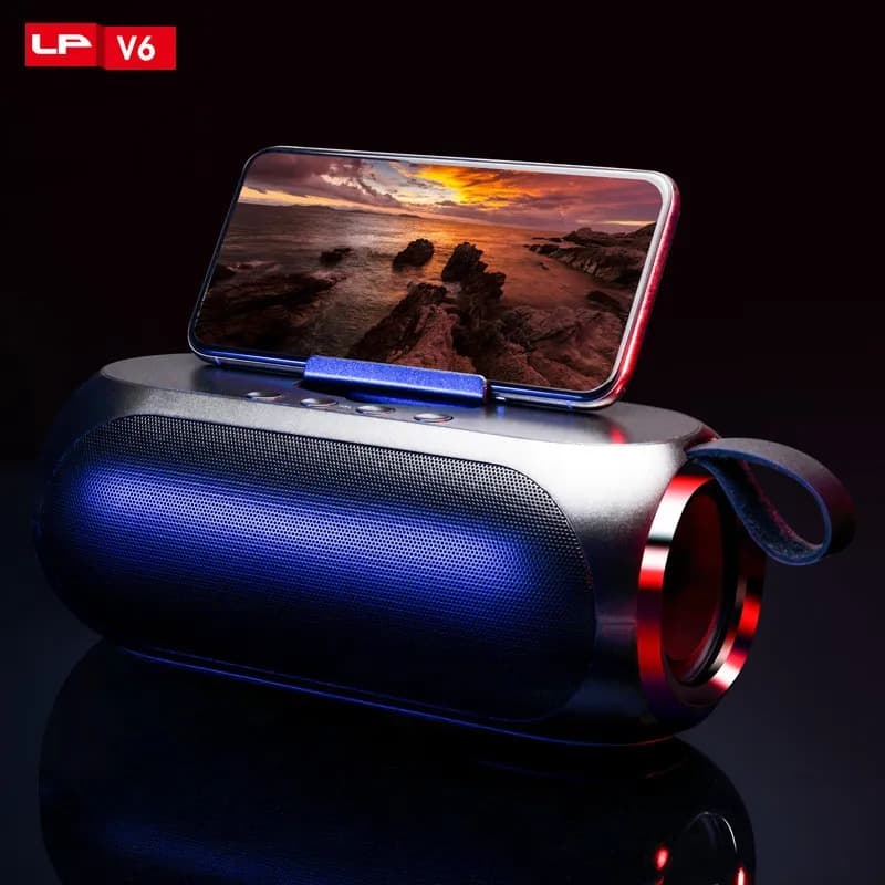 LP V6 Wireless Bluetooth Speaker Portable Big Speaker With Subwoofer & Multifunction Playback view 2