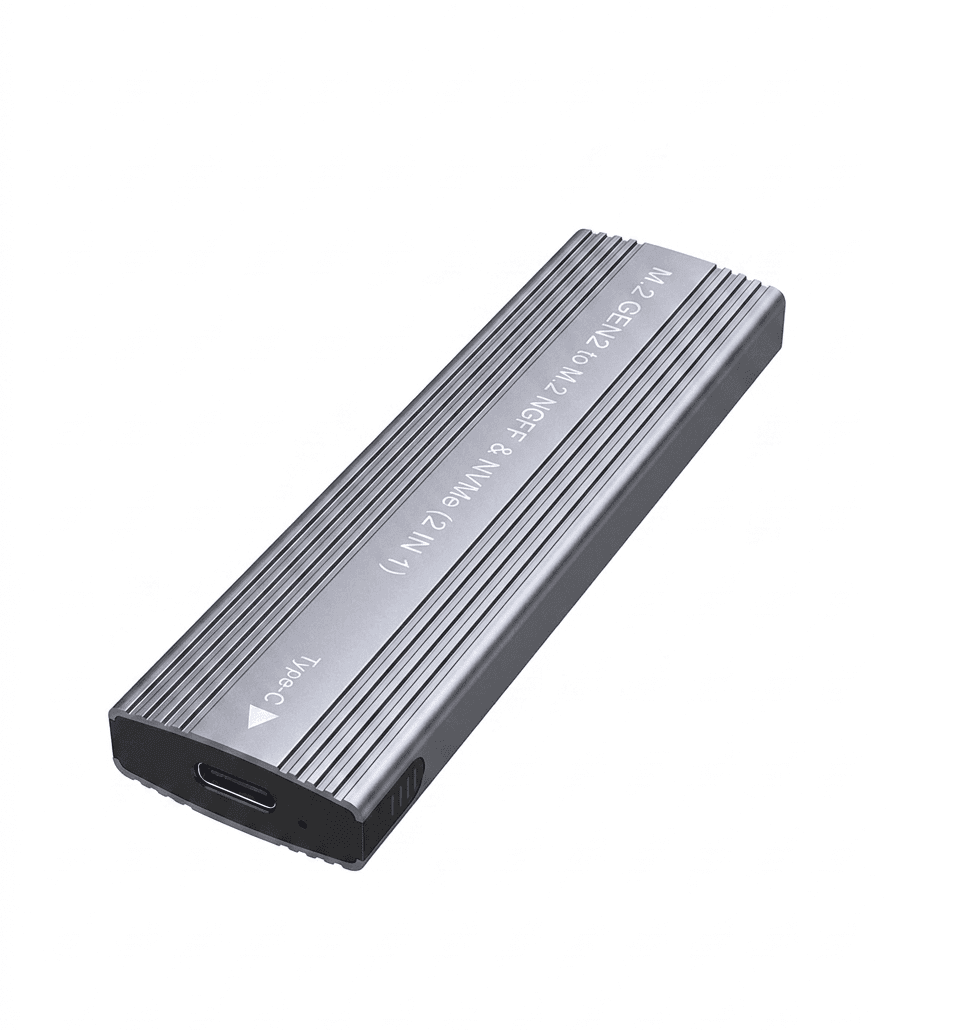 M.2 NVMe / SATA SSD Enclosure Case USB To Type C