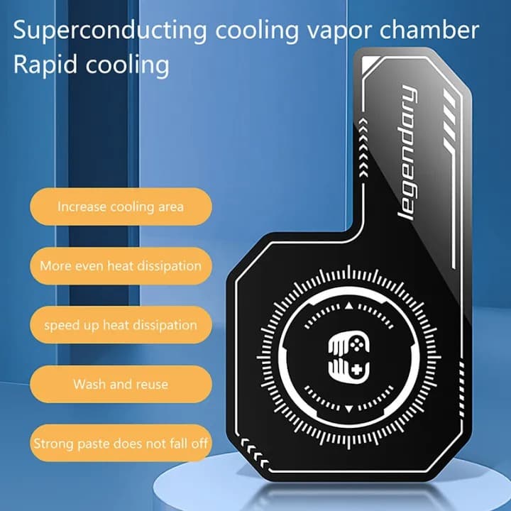 Magnetic Heat Sink Cooler Pad L Shaped Metal Plate Sticker