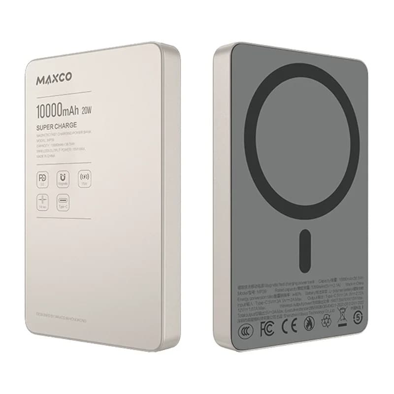 MAXCO MP39 10000mAh 15W Wireless Charging Powerbank PD 20W