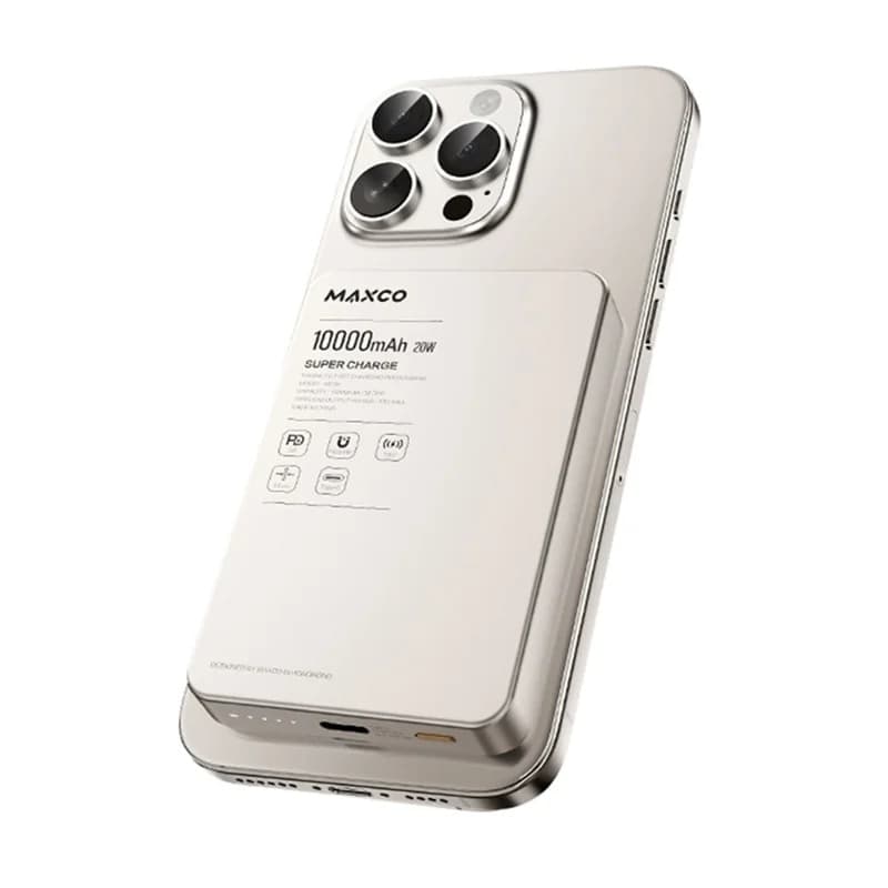 MAXCO MP39 10000mAh 15W Wireless Charging Powerbank PD 20W view 2