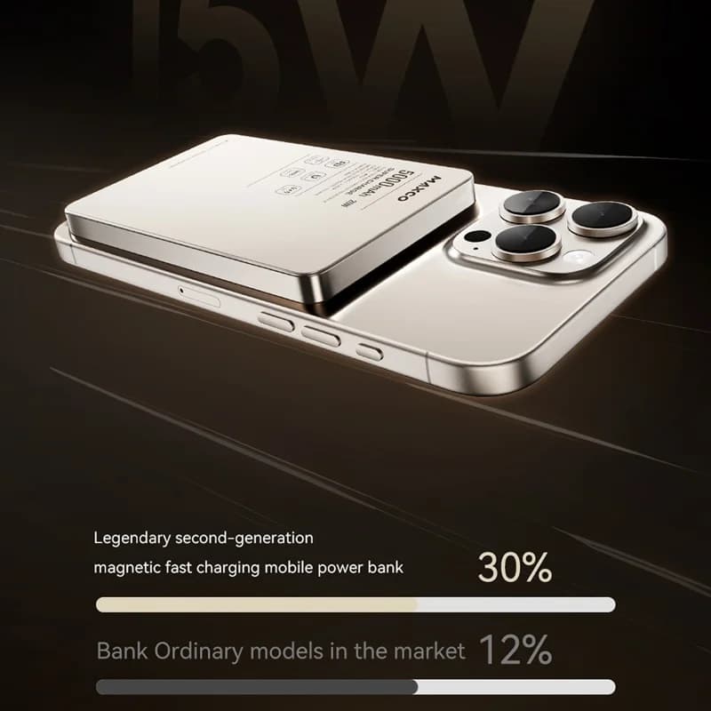 MAXCO MP39 10000mAh 15W Wireless Charging Powerbank PD 20W view 5