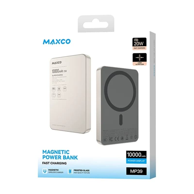 MAXCO MP39 10000mAh 15W Wireless Charging Powerbank PD 20W view 6